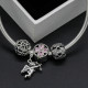 2020 Charms y cuentas de corazón, pulseras románticas de Cupido de circón rosa, joyería DIY, corazones en toda la prenda - malaquita tienda 36