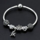 Abalorios de plata esterlina 925 pura, abalorios de animales, elefante, hipopótamo, corazones, pulsera artesanal - malaquita tienda 36