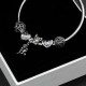 Abalorios de plata esterlina 925 pura, abalorios de animales, elefante, hipopótamo, corazones, pulsera artesanal - malaquita tienda 36
