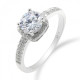 Anillo de Plata de Ley 925 auténtica y pura, piedra CZ, joyería de diamantes deslumbrantes, anillo de aniversario para fiesta de boda para mujer, regalo de joyería - malaquita tienda 36