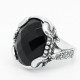 Anillo hecho a mano para hombre, de Plata de Ley 925 con piedra, diseño único Vintage, joyería fina para fiesta, regalo de moda - malaquita tienda 36