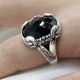 Anillo hecho a mano para hombre, de Plata de Ley 925 con piedra, diseño único Vintage, joyería fina para fiesta, regalo de moda - malaquita tienda 36