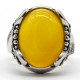 Anillo de Plata de Ley 925 con piedra de ágata Natural para hombre y mujer, sortija turca hecha a mano, joyería Vintage - malaquita tienda 36