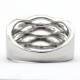 Anillo Circular Punk de circonita para mujer, diseño de onda hueca Irregular, joyería de dedo - malaquita tienda 36