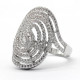 Nuevos anillos de moda para mujer, joyería nupcial de lujo para fiesta, anillo de compromiso de boda, hueco de alta calidad - malaquita tienda 36