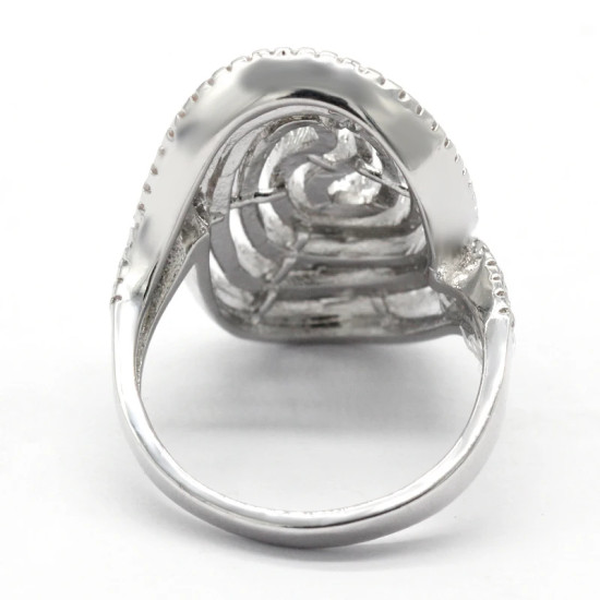 Nuevos anillos de moda para mujer, joyería nupcial de lujo para fiesta, anillo de compromiso de boda, hueco de alta calidad - malaquita tienda 36