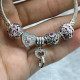 Pulsera de plata de ley 925 con cuentas de circonia cúbica, brazalete calado, regalo de boda, compromiso - malaquita tienda 36