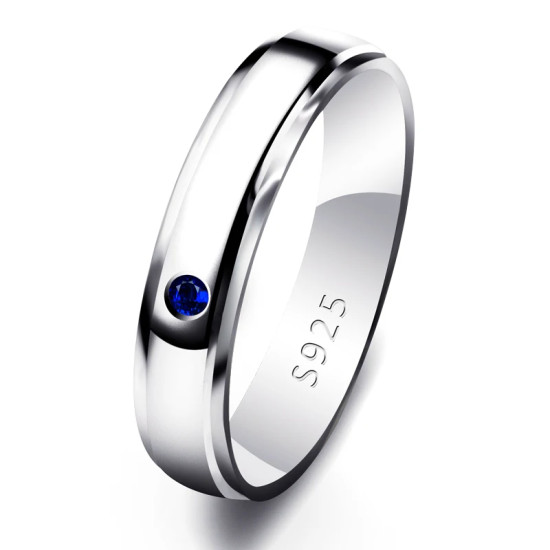 Anillos de plata esterlina 925 para mujer, joyería de moda, exquisitos anillos de circonita para pareja, regalos de compromiso grabados, 2 uds. - malaquita tienda 36