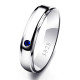 Anillos de plata esterlina 925 para mujer, joyería de moda, exquisitos anillos de circonita para pareja, regalos de compromiso grabados, 2 uds. - malaquita tienda 36