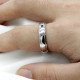 Anillos de plata esterlina 925 para mujer, joyería de moda, exquisitos anillos de circonita para pareja, regalos de compromiso grabados, 2 uds. - malaquita tienda 36