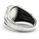 Anillo Vintage con piedra de ágata para hombre y mujer, Plata de Ley 925, piedra de ágata Natural, joyería hermosa, regalo de Navidad, Size6-12 - malaquita tienda 36