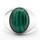 Anillo de plata de ley 100% para hombre y mujer, sortija de boda elegante con piedra de malaquita Natural auténtica, joyería Original y sencilla para regalo, 925 - malaquita tienda 36