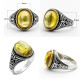 Anillo de plata de primera ley y circón para hombre, sortija, plata esterlina 925, Circonia cúbica, zirconia, circonita, zirconita, zirconita, estilo Punk, turco - malaquita tienda 36