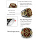 Anillo de plata 925 para hombre, con ágata roja Natural impresa, Machete de Oriente Medio, árbol de coco, anillo turco Retro, joyería - malaquita tienda 36