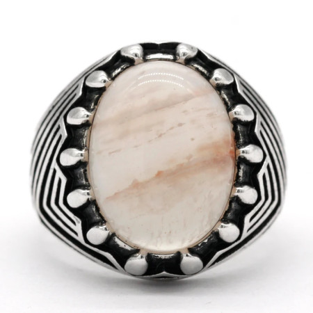 Plata esterlina 925 anillo de los hombres cuarcita Natural de tendencia Retro boda hombres turco joyería anillo adecuado para la familia y amigos Plata esterlina 925 anillo de los hombres cuarcita Natural de tendencia Retro boda hombres turco joyería anillo adecuado para la familia y amigos