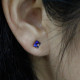 Pendientes prismáticos de Plata de Ley 925 para mujer, aretes de tuerca de CZ transparente, joyería de moda 2021 - malaquita tienda 36