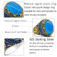 Anillo de Plata de Ley 925 auténtica para hombres y mujeres, piedra de ágata Natural, trébol clásico, tendencia turca, anillo de boda, estilo Punk Retro - malaquita tienda 36