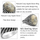 Anillo de piedra de ágata loca Natural para hombres y mujeres, diseño clásico de estilo Punk, anillo turco de ágata de Plata de Ley 925, regalo de joyería para hombres - malaquita tienda 36