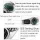 Anillo de Plata de Ley 925 con piedra de ágata de vegetación Natural para hombre y mujer, joyería de lujo hecha a mano, estilo Punk - malaquita tienda 36