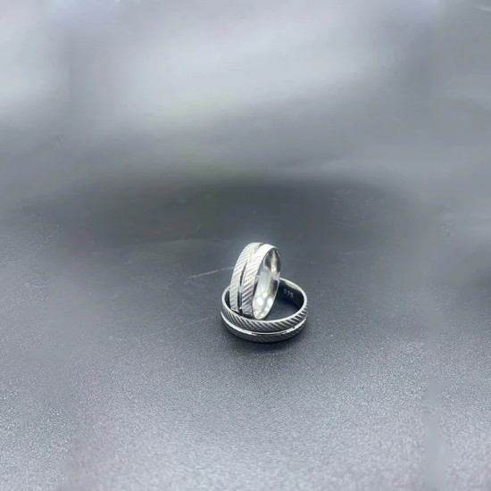 Anillos de plata de ley 925 para hombre y mujer, estilo clásico, diseño exquisito, regalo de aniversario para enamorados, nuevo estilo - malaquita tienda 36