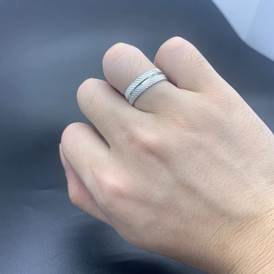 Anillos de plata de ley 925 para hombre y mujer, estilo clásico, diseño exquisito, regalo de aniversario para enamorados, nuevo estilo - malaquita tienda 36
