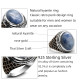 Joyería Türkiye, anillo hecho a mano para hombre, cianita Natural, plata de ley s925, regalo de fiesta, regalo del Día del Padre del Día de San Valentín - malaquita tienda 36