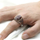 Anillos de plata 925 para hombre y mujer, piedra Natural de ónix indio, joyería de oro rosa, regalo de San Valentín y Navidad, compromiso de boda - malaquita tienda 36