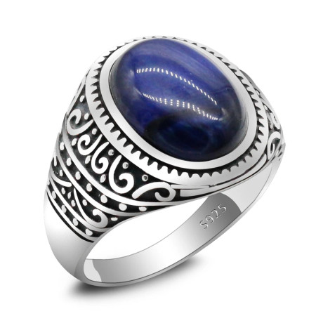 Anillo de plata 925 para hombre con piedra de ojo de tigre Natural, joyería de plata, regalos del Día de San Valentín, anillos de compromiso para hombre y mujer Anillo de plata 925 para hombre con piedra de ojo de tigre Natural, joyería de plata, regalos del Día de San Valentín, anillos de compromiso para hombre y mujer