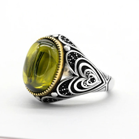 Anillo de plata de ley s925 auténtica para hombre, sello de fiesta de Turquía, joyería alta, pavé rojo, Circonia cúbica, ónix, anillo para hombre