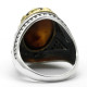 Anillo de plata pura S925 para hombre, regalo de fiesta hecho a mano, piedra de ágata oceánica natural, joyería de lujo hecha a mano - malaquita tienda 36