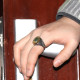 Anillos de plata esterlina a la moda para hombre y mujer, anillo de piedra de Gorrión natural antiguo Türkiye, anillo de circón, joyería punk rock para hombre - malaquita tienda 36