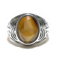 T ü rkiye joyería piedra de ágata Natural anillo de hombre s925 plata pura Retro Festival regalo de fiesta anillo de Festival para hombres - malaquita tienda 36