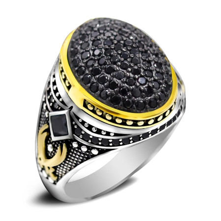 Anillo de plata de ley s925 auténtica, regalo hecho a mano para hombres, estilo punk de moda, lujo ligero, regalo de aniversario de vacaciones