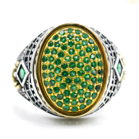 Anillo de Plata de Ley 925 con circonita para hombre y mujer, conjunto de joyería clásica de estilo Punk a la moda, novedad, envío gratis