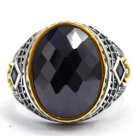 Tgürkiye-Anillo de Plata de Ley 925 para hombre y mujer, conjunto de joyería de circonita negra, anillos de esmalte de CZ para pareja Vintage, envío gratis Tgürkiye-Anillo de Plata de Ley 925 para hombre y mujer, conjunto de joyería de circonita negra, anillos de esmalte de CZ para pareja Vintage, envío gratis