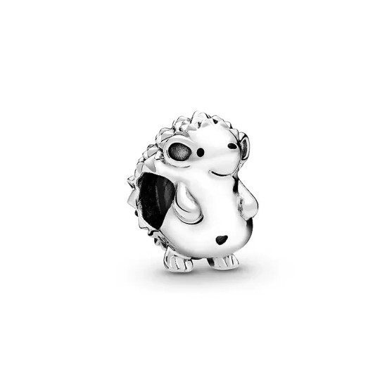 Cuentas colgantes de plata S925 de la serie Animal, regalo de Festival, recuerdo de Animal, perro, dinosaurio, erizo, búho, Koala, Mariquita de siete estrellas - malaquita tienda 36