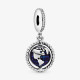 Colgante de cuentas de plata S925 para niña, pulsera de bricolaje adecuada para bricolaje, globo de aire caliente, estrella, Luna, avión, tierra, regalo de joyería - malaquita tienda 36