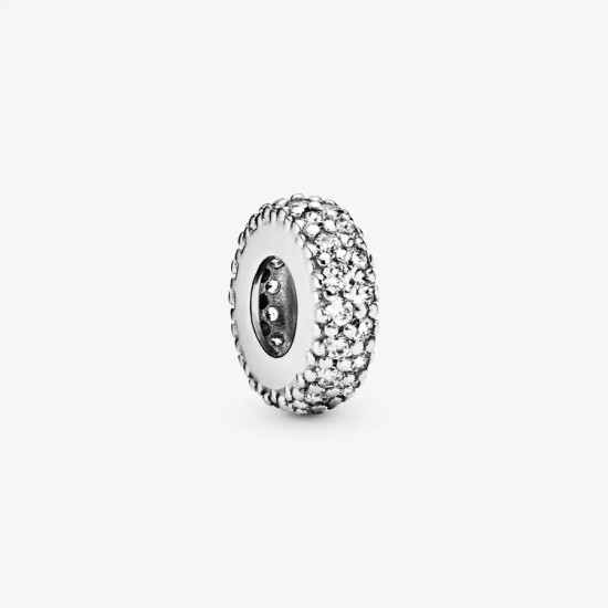 Espaciador de plata S925 para joyería, decoración de cuentas, regalo de vacaciones, pulsera DIY, decoración de oro rosa - malaquita tienda 36