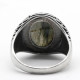 Anillo de plata 925 para hombre con labradorita Natural, joyería de plata, regalos del Día de San Valentín, anillos de compromiso para hombre y mujer, regalos - malaquita tienda 36
