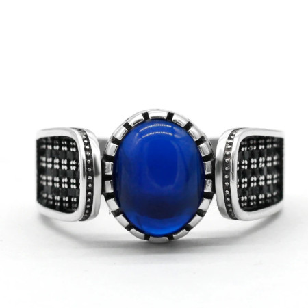 Anillo de plata de ley s925 con circonita de grado A, hecho a mano, moda clásica, Türkiye Punk, joyería exquisita, anillo de compromiso Anillo de plata de ley s925 con circonita de grado A, hecho a mano, moda clásica, Türkiye Punk, joyería exquisita, anillo de compromiso