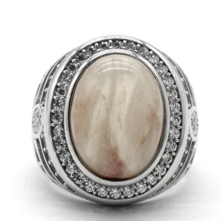 Anillo hecho a mano de plata pura S925 para hombre, piedra de cuarzo natural, fiesta navideña, conjunto de joyería para hombre, regalo Anillo hecho a mano de plata pura S925 para hombre, piedra de cuarzo natural, fiesta navideña, conjunto de joyería para hombre, regalo