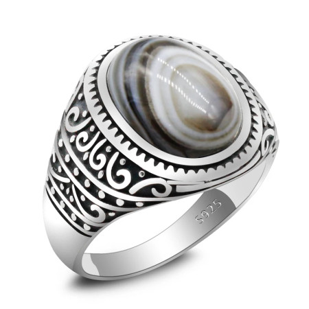 Anillo de plata 925 para hombre con piedra de ónix de ojo Natural, joyería de plata, regalos del Día de San Valentín, anillos de compromiso para hombres y mujeres, regalos Anillo de plata 925 para hombre con piedra de ónix de ojo Natural, joyería de plata, regalos del Día de San Valentín, anillos de compromiso para hombres y mujeres, regalos