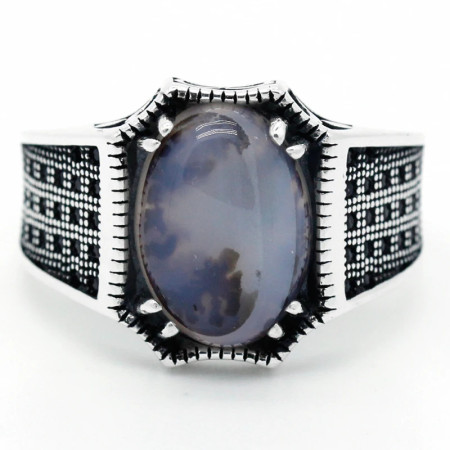 Anillo de plata S925 para hombre con piedra de ágata Natural, anillo de la suerte, joyería Türkiye, conjunto de joyería para pareja, anillo para mujer Anillo de plata S925 para hombre con piedra de ágata Natural, anillo de la suerte, joyería Türkiye, conjunto de joyería para pareja, anillo para mujer