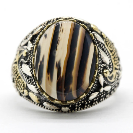 Anillo de ágata marina de cambio Gradual de Plata de Ley 925 con Spinel Türkiye, conjunto de joyería, anillo de pareja de moda para mujer