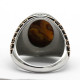 Anillos para hombres, piedra de ónix loco Natural, joyería de estilo Punk turco en plata esterlina, anillos de pareja de oro rosa, ANEL PARA MUJER - malaquita tienda 36