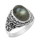 Anillo de plata pura S925 con piedras preciosas naturales, anillo T ü rkiye para hombre, joyería retro hecha a mano, joyería para mujer, regalo de aniversario - malaquita tienda 36
