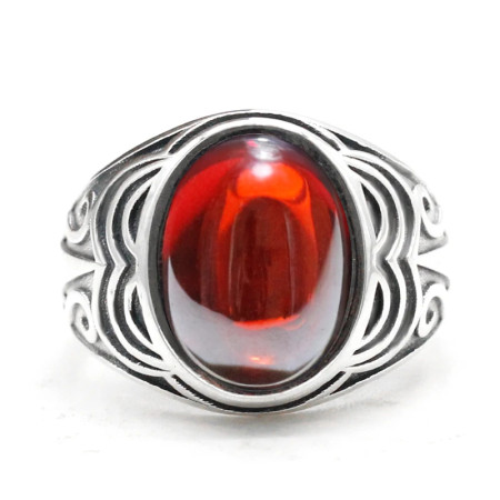 Anillo de plata S925 para hombre y mujer, diseño estilo Türkiye, regalo hecho a mano, calidad AAA, joyería roja, regalo de vacaciones Anillo de plata S925 para hombre y mujer, diseño estilo Türkiye, regalo hecho a mano, calidad AAA, joyería roja, regalo de vacaciones