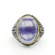 S925 plata esterlina ovalada fluorita Natural Türkiye joyería hecha a mano señora hombre regalo de fiesta de aniversario - malaquita tienda 36