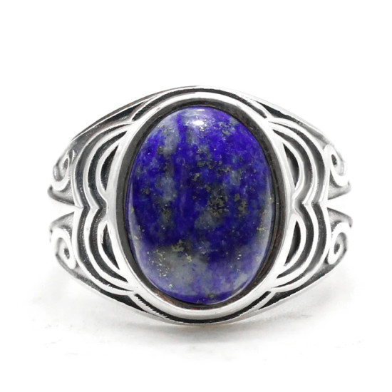 Anillo para hombre s925 plata pura piedra preciosa natural retro regalo de fiesta de vacaciones conjunto de joyería de plata tailandesa anillo hecho a mano - malaquita tienda 36