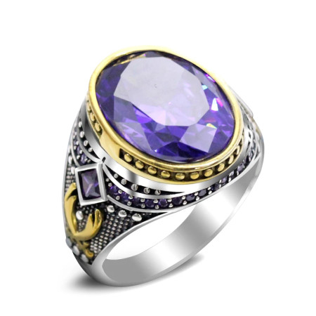 Anillo de plata pura s925 auténtica de lujo para hombre, conjunto de joyería hecha a mano, estilo punk, joyería para fiesta, regalo Anillo de plata pura s925 auténtica de lujo para hombre, conjunto de joyería hecha a mano, estilo punk, joyería para fiesta, regalo